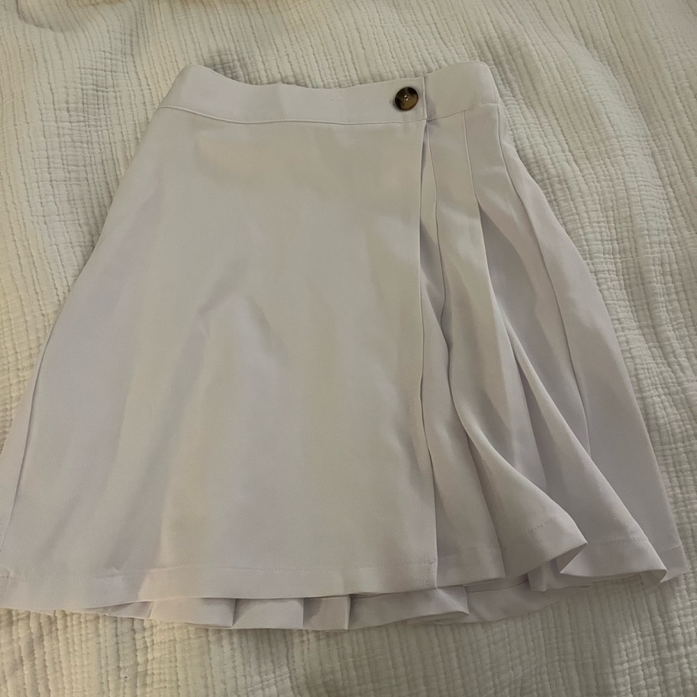 Wrap Button Skirt